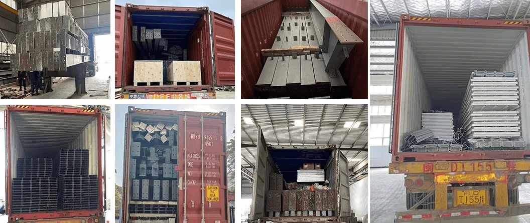 Steel Structure Export Packaging & Shipping